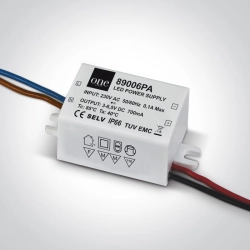 89006PA zasilacz 700mA 1,5-6W LED IP66 100-240V One Light