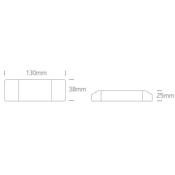 DALI / PUSH TO DIM DRIVER CC IP20 230V 89015L ONE LIGHT