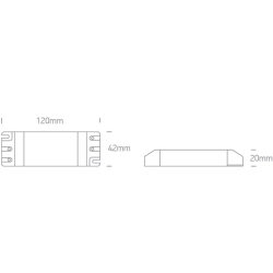 Sterownik napięcia stałego 15 W 24 V DC, IP20 89015V ONE LIGHT