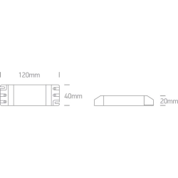Sterownik LED o stałym napięciu 15 W i napięciu 12 V DC 89015W ONE LIGHT
