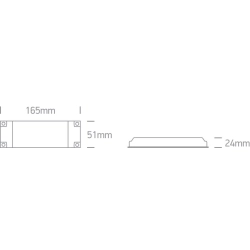 Sterownik LED prądu stałego, nieściemnialny, do spotów/opraw LED 500mA, 20-30W. 89030C ONE LIGHT