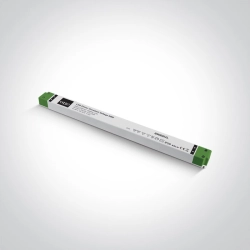 Sterownik napięcia stałego 60 W 24 V DC, smukła obudowa, idealny do montażu wewnątrz profilu, stopień ochrony IP20 89060
