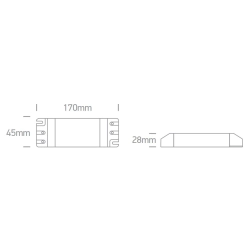 Sterownik napięcia stałego 75 W 24 V DC, IP20 89075V ONE LIGHT