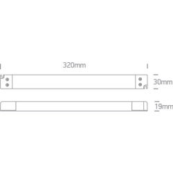 Sterownik napięcia stałego 100 W 24 V DC, smukła obudowa, idealny do montażu wewnątrz profilu, stopień ochrony IP20 89100VL ONE LIGHT