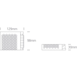 Sterownik napięcia stałego 100 W 24 V DC, otwarty zakres IP20 89100VN ONE LIGHT