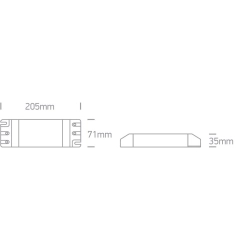 Sterownik napięcia stałego 150 W 24 V DC, IP20 89150V ONE LIGHT