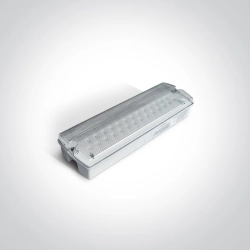 WHITE 5W EMERGENCY M3hrs IP65 230v 89404 ONE LIGHT