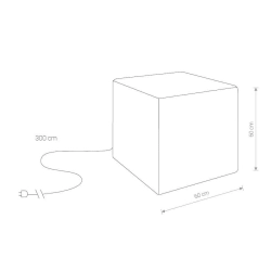 Lampa ogrodowa CUMULUS CUBE L 8965 Nowodvorski IP44 - zdjęcie dodatkowe 1