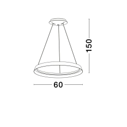 Lampa wisząca BATALLAS LE44649 Luces Exclusivas - zdjęcie dodatkowe 1