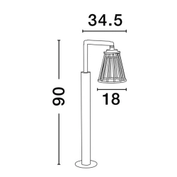 Lampa stojąca ACEVES LE73513 Luces Exclusivas - zdjęcie dodatkowe 1