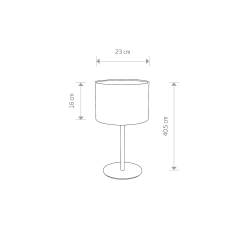 Lampa stołowa ALICE GOLD 9091 Nowodvorski - zdjęcie dodatkowe 1