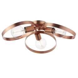kinkiecik.pl Lampa sufitowa HOOP 3LT SEMI FLUSH 91039 ENDON