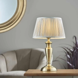 kinkiecik.pl Lampa stołowa OSLO (M) & FREYA 91086 ENDON
