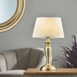 kinkiecik.pl Lampa stołowa OSLO (M) & FREYA 91090 ENDON