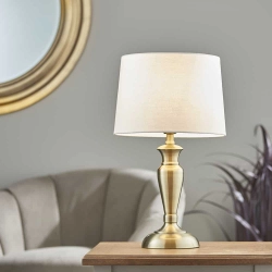 kinkiecik.pl Lampa stołowa OSLO (M) & MIA 91097 ENDON