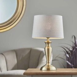 kinkiecik.pl Lampa stołowa OSLO (M) & MIA 91098 ENDON