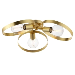 kinkiecik.pl Lampa sufitowa HOOP 3LT SEMI FLUSH 91933 ENDON