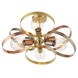 kinkiecik.pl Lampa wisząca HOOP 6LT PENDANT 91935 ENDON