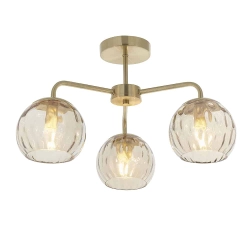 kinkiecik.pl Lampa sufitowa DIMPLE 3LT SEMI FLUSH 91968 ENDON