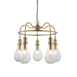 kinkiecik.pl Lampa wisząca HADASSA 5LT PENDANT 93152 ENDON