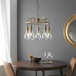 kinkiecik.pl Lampa wisząca HADASSA 5LT PENDANT 93152 ENDON