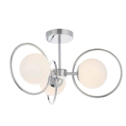 kinkiecik.pl Lampa sufitowa ORB 3LT SEMI FLUSH 93902 ENDON