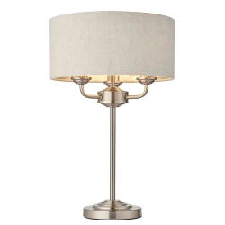 kinkiecik.pl Lampa stołowa HIGHCLERE 3LT TABLE 94369 ENDON