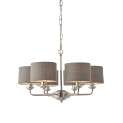 kinkiecik.pl Lampa wisząca HIGHCLERE 6LT PENDANT 94381 ENDON