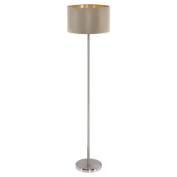 Lampa podłogowa MASERLO 95171 taupe, złoty - zdjęcie dodatkowe 1