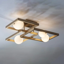 kinkiecik.pl Lampa sufitowa MELEK 4LT SEMI FLUSH 95479 ENDON