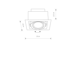 Oprawa stropowa 1pł DOWNLIGHT ES111 White 9575 Nowodvorski - zdjęcie dodatkowe 1