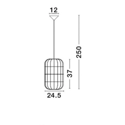Lampa wisząca PALMAR LE42126 Luces Exclusivas - zdjęcie dodatkowe 1