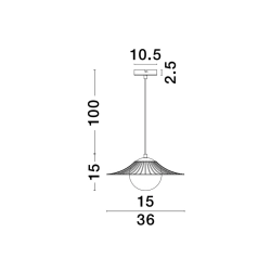 Lampa wisząca NAVOJOA LE42932 Luces Exclusivas - zdjęcie dodatkowe 1