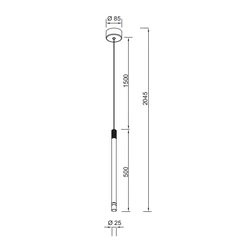 Lampa wisząca Mantra Moana 8971MA - zdjęcie dodatkowe 1