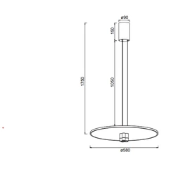 Lampa wisząca Mantra Nomada 8982MA - zdjęcie dodatkowe 1