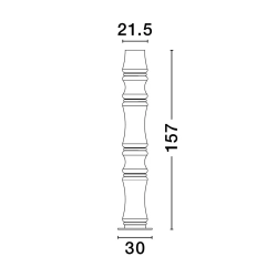 Lampa podłogowa ABANCAY LE44592 Luces Exclusivas - zdjęcie dodatkowe 1