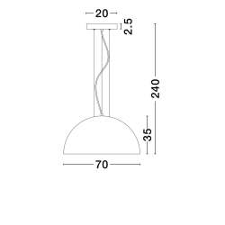 Lampa wisząca JULIACA LE44857 Luces Exclusivas - zdjęcie dodatkowe 1