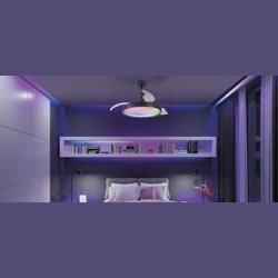 Wentylator sufitowy LED Mantra Siberia 8759MA - zdjęcie dodatkowe 1