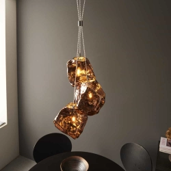 kinkiecik.pl Lampa wisząca ROCK 3LT PENDANT 97659 ENDON