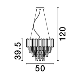 Lampa wisząca ACATEN LE43570 LUCES EXCLUSIVAS - zdjęcie dodatkowe 1