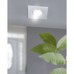 AREITIO Oprawa stropowa GU10 LED aluminium szczotkowane zestaw 3 szt 98637 EGLO