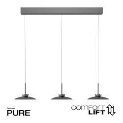 Lampa wisząca Pure Moon Platynowa 2193-15 Paul Neuhaus - zdjęcie produktu