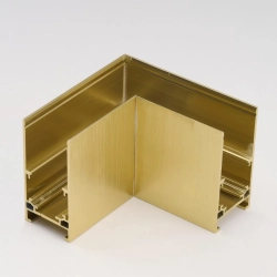 Łącznik do szyn magnetycznych ALFA MAGNETIC52 CORNER90 A ANODISED GOLD AZ6364 AZZARDO