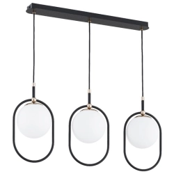 Lampa wisząca AMARO CZARNA-BIAŁA 3xE14 62461 ALFA