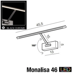 Kinkiet MONALISA 46 AZ2647 LED8W 3000K AZZARDO