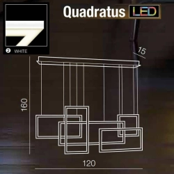 Lampa wisząca QUADRATUS AZ2851 AZZARDO