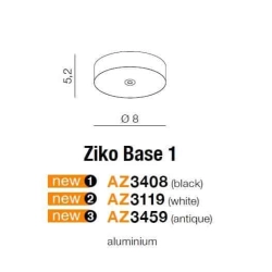 Baza sufitowa ZIKO AZ3119 AZZARDO