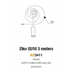 Moduł wiszący ZIKO GU10 3 AZ3411 AZZARDO