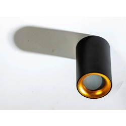 Plafon Eiger IP54 (black/gold) AZ4261 AZZARDO