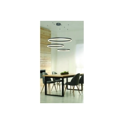 HALO PENDANT 120+100+80 CCT BK + REMOTE CONTROL AZ5349 AZZARDO